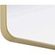 Remy 40 X 24 inch Brass Mirror