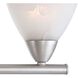 Tia 4 Light 30.75 inch Matte Nickel Vanity Light Wall Light