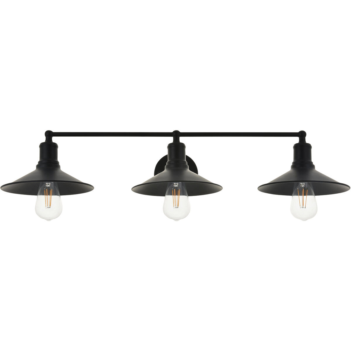 Etude 3 Light 33 inch Black Wall Sconce Wall Light