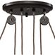Farmhouse 3 Light 56 inch Oil Rubbed Bronze Linear Chandelier Ceiling Light