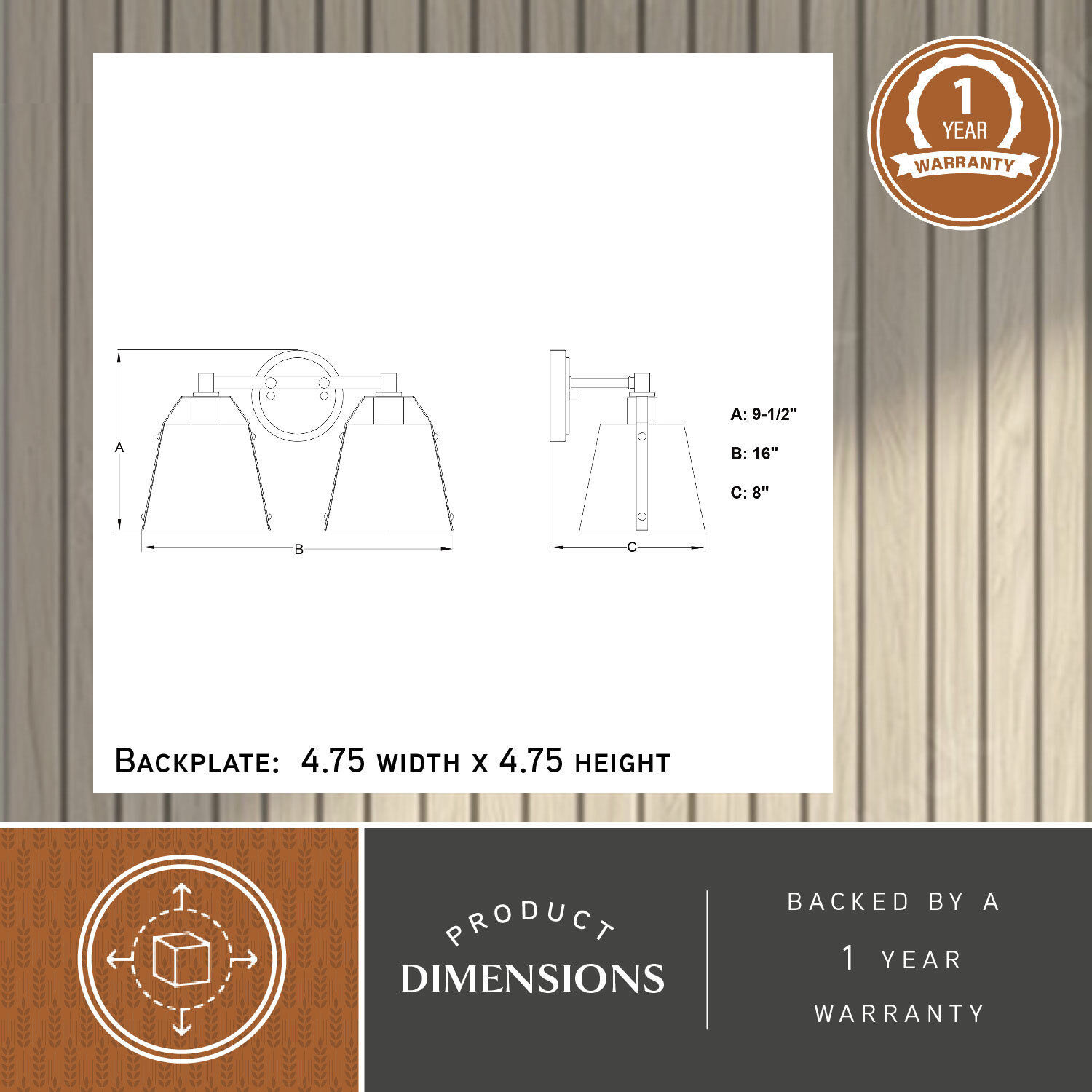 Barrington LED 16 inch Matte Black and Chrome Bathroom Light Wall Light in 2