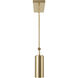 Robbie 5 Light 40 inch Aged Brass Island Light Ceiling Light