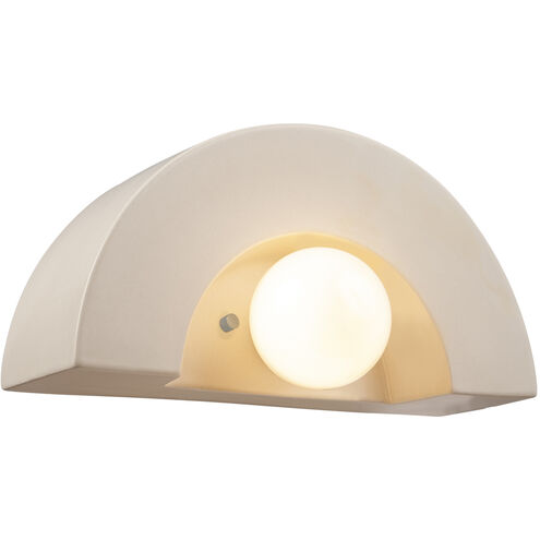 Ambiance Collection 1 Light 12 inch Matte White Wall Sconce Wall Light