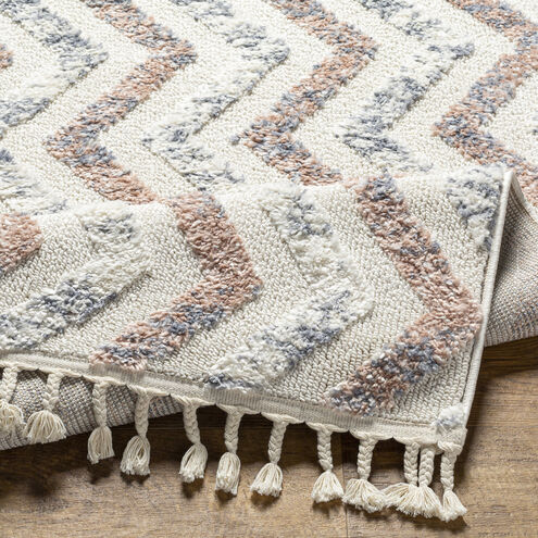 Loopy 120 X 94 inch Light Grey Rug, Rectangle