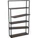 Verso Matte Black Bookcase