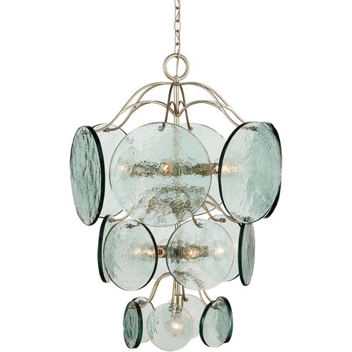 Rovigo 13 Light 20.5 inch Clear/Silver Leaf Chandelier Ceiling Light