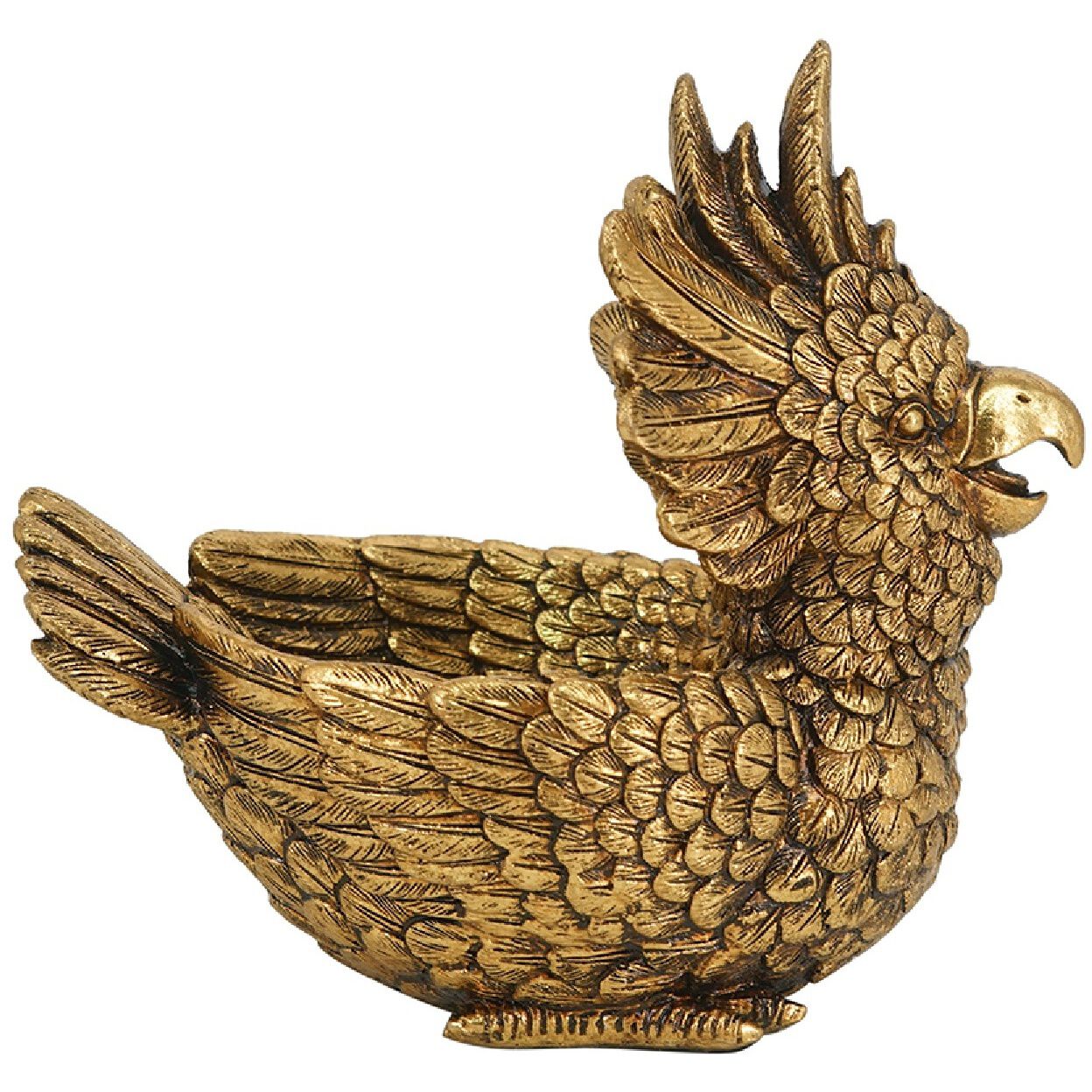 Parrot Gold Figurine