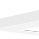 ModPLUS LED 8.5 inch White Flush Mount Ceiling Light, Square