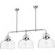 Alora Mood Lancaster 3 Light 55 inch Chrome Linear Pendant Ceiling Light