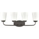 Winslow 4 Light 28 inch Oil Rubbed Bronze Vanity Light Wall Light