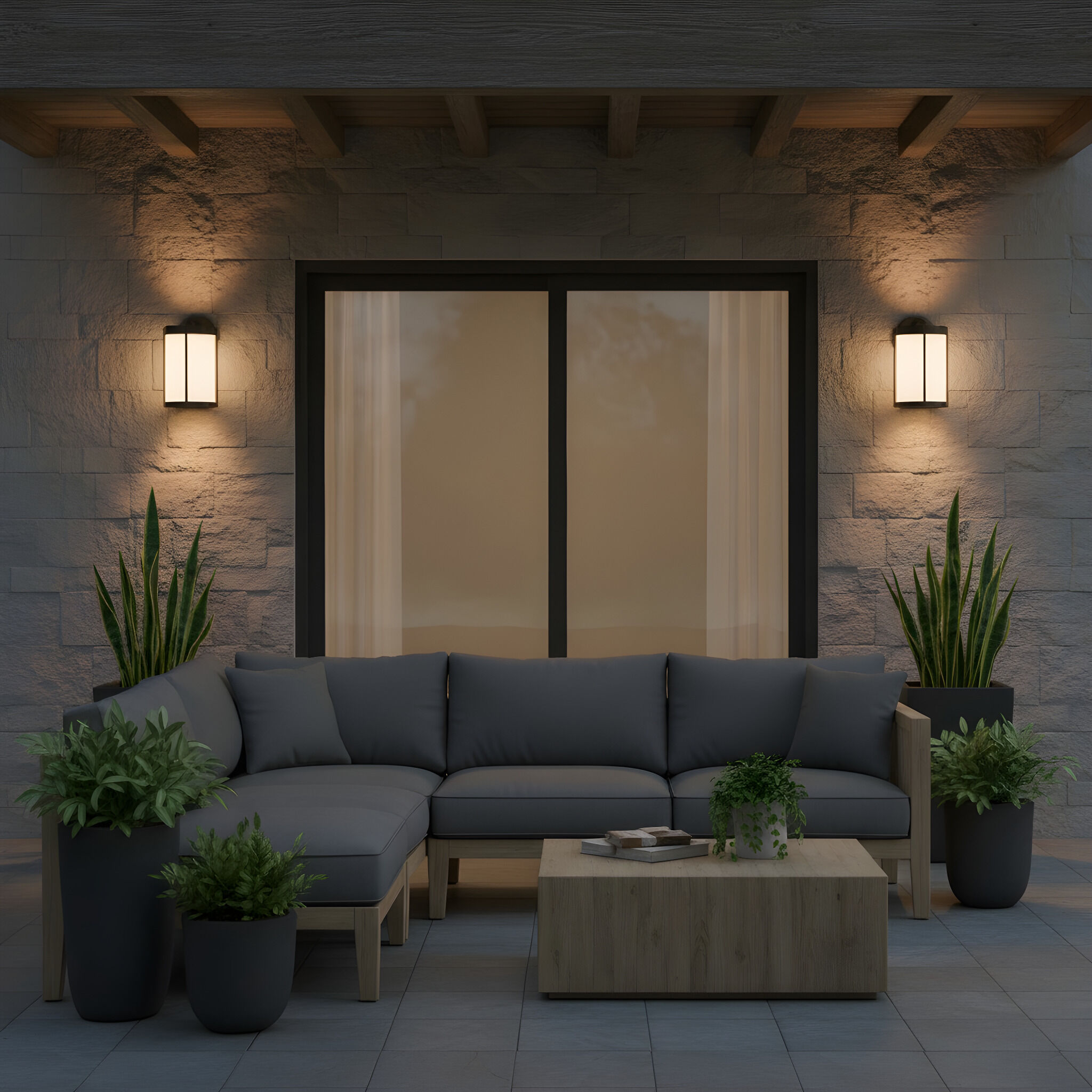 Luning 1 Light 10 inch Antique Bronze Outdoor Wall Lantern in Opal Etched Glass, Incandescent, Small