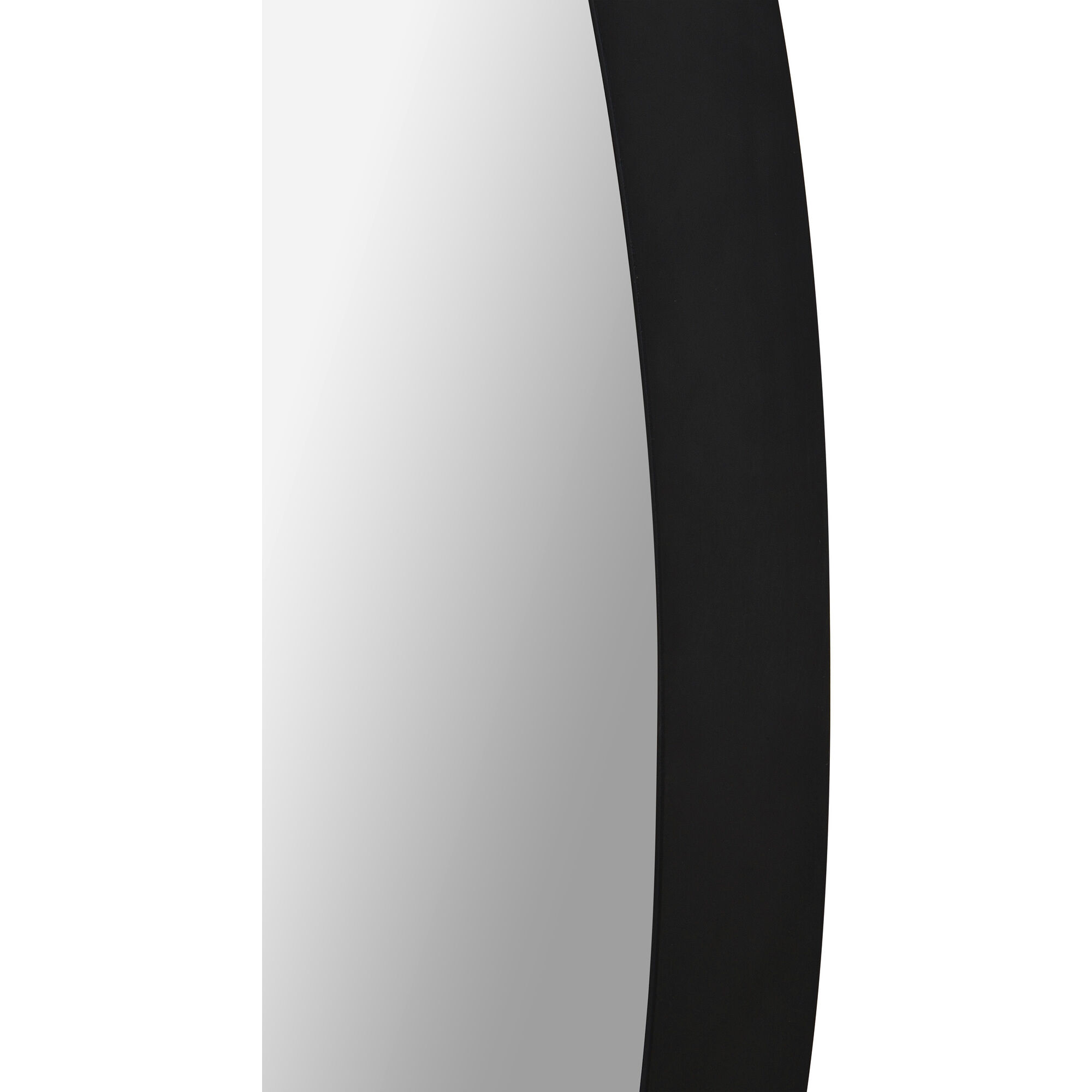 Parbuckle 42 X 22 inch Black Wall Mirror