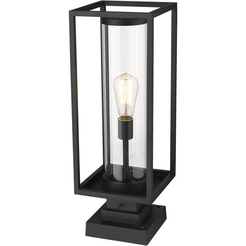 Dunbroch 1 Light 22.75 inch Black Outdoor Pier Mounted Fixture