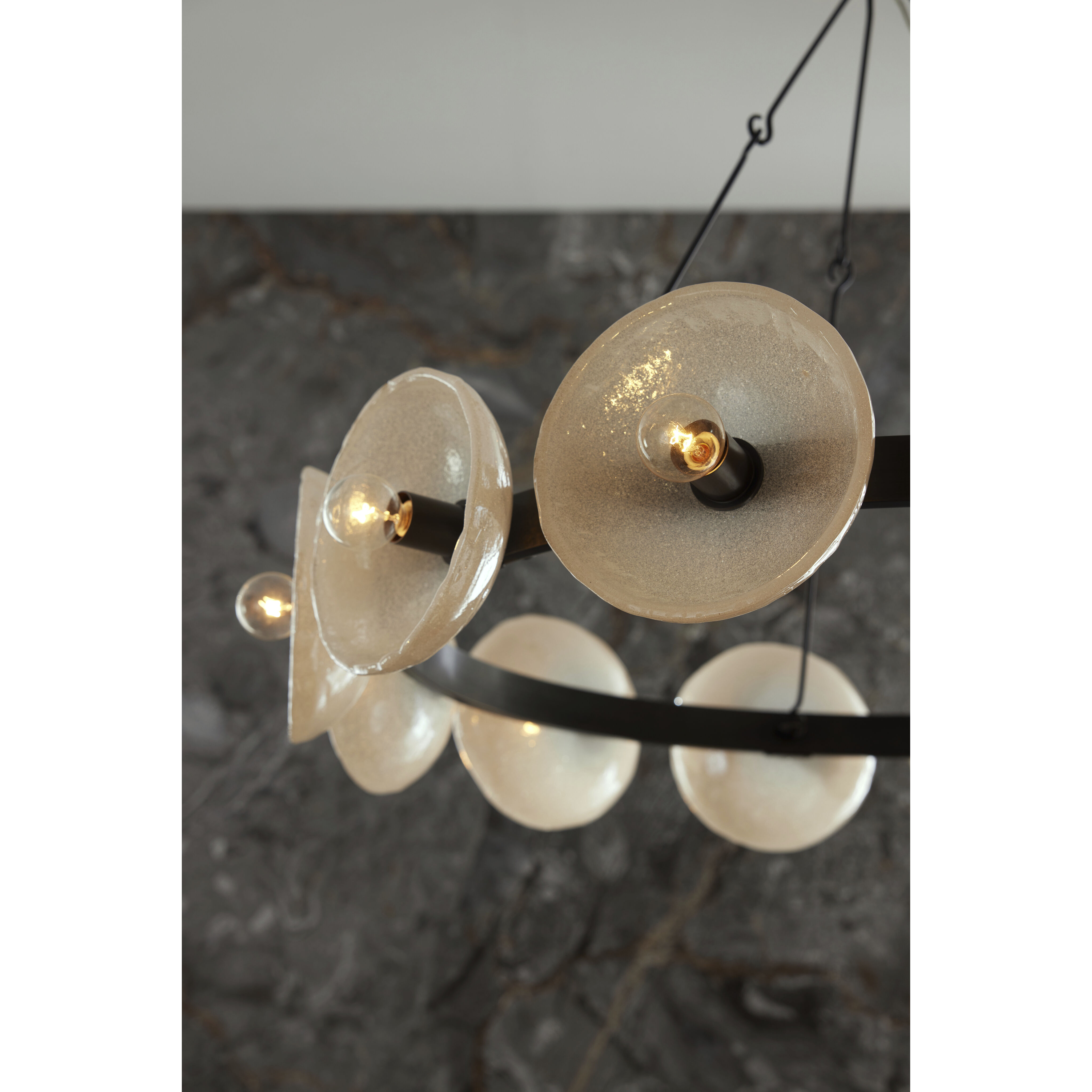 Apollo 12 Light 36 inch English Bronze Chandelier Ceiling Light