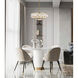 Canada 5 Light 22 inch Gold Chandelier Ceiling Light