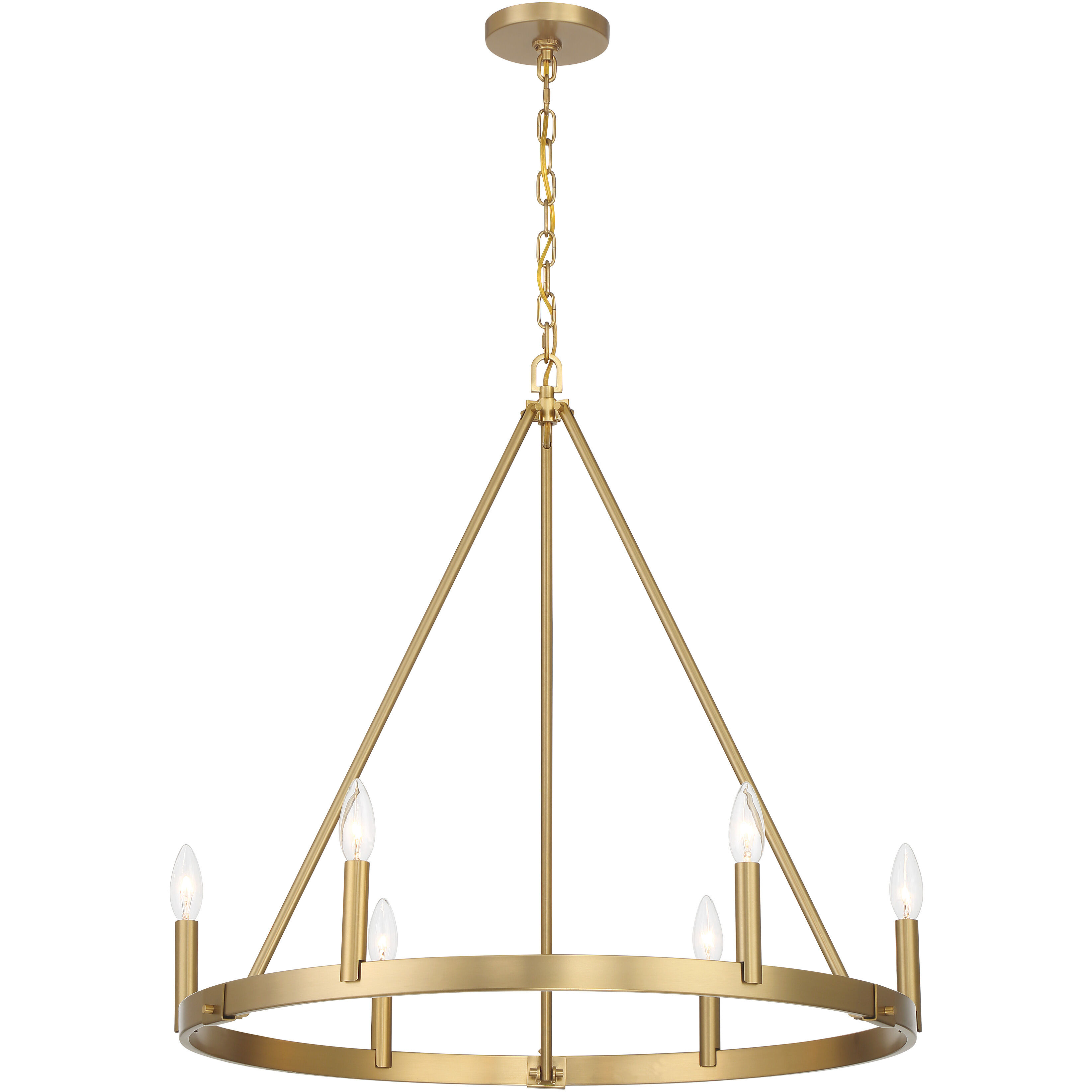 Dutton 6 Light 27.75 inch Chandelier