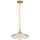 Camden 1 Light 14 inch Rubbed Brass Pendant Ceiling Light