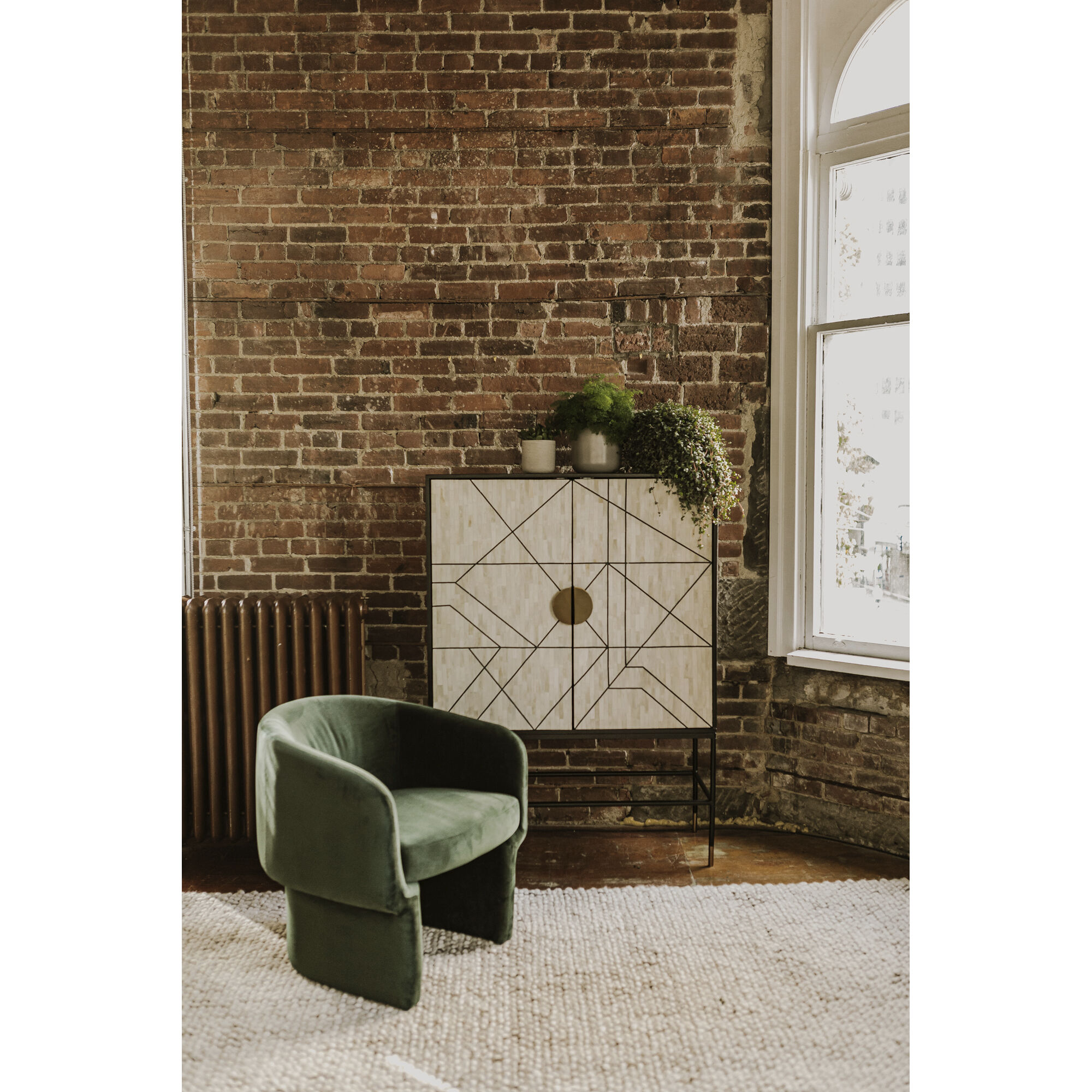 Shaws 55 X 40 inch Multicolor Cabinet