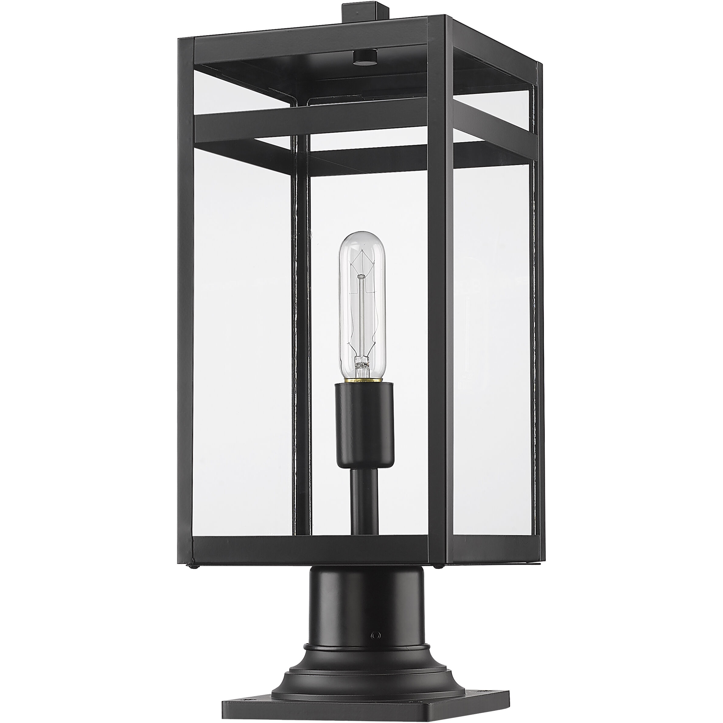 Z-Lite 596PHMR-533PM-BK Nuri 1 Light 19.75 inch Black