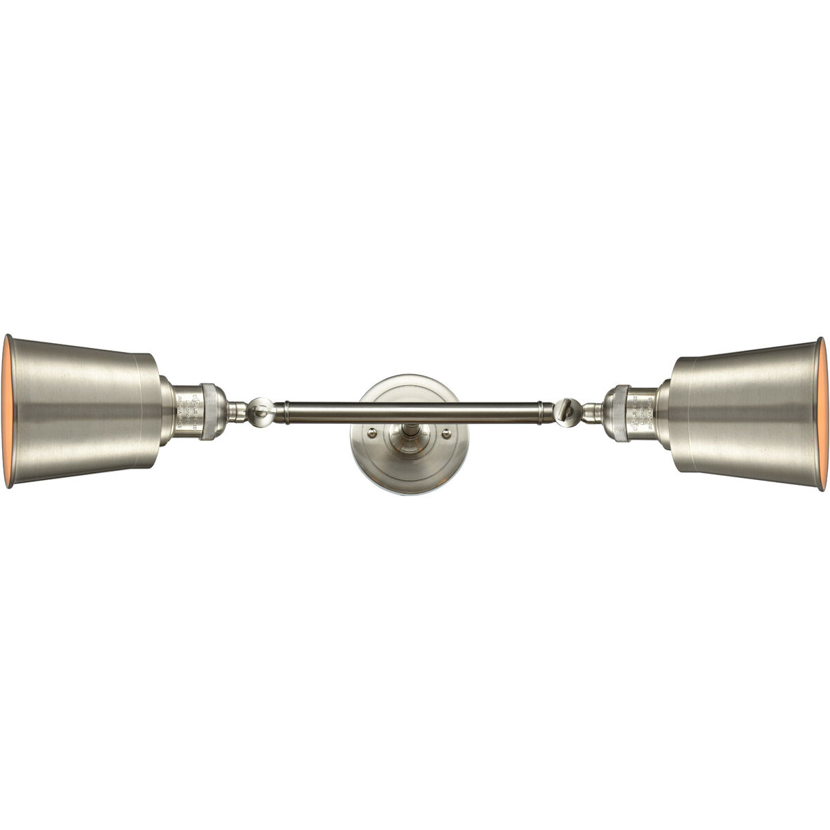 Franklin Restoration Addison 2 Light 16 inch Brushed Satin Nickel Bath Vanity Light Wall Light, Franklin Restoration