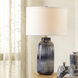 Batik 25 inch 150.00 watt Indigo Table Lamp Portable Light in White Linen