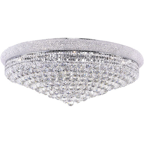 Empire 20 Light 36 inch Chrome Flush Mount Ceiling Light