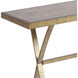 Better Ending 62 X 18 inch Aged Gold with Brown Console Table