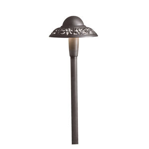 Independence 12 2.00 watt Textured Architectural Bronze Landscape 12V LED Path/Spread in 3000K