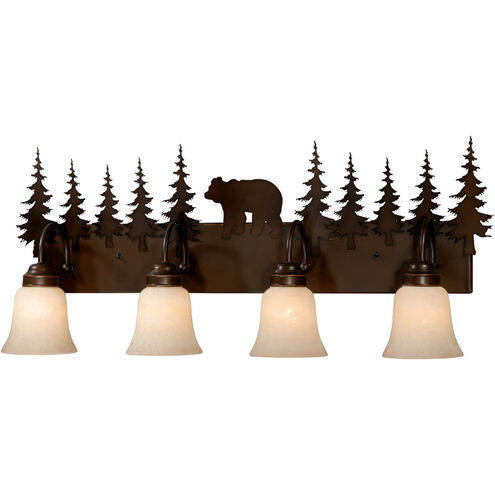 Bozeman LED 33 inch Burnished Bronze Bathroom Light Wall Light