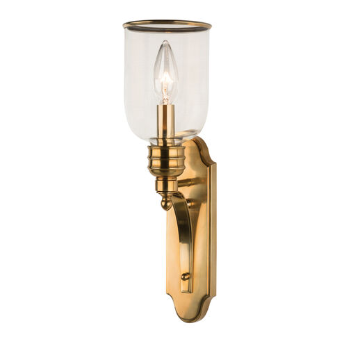 Beekman 1 Light 4.5 inch Aged Brass Wall Sconce Wall Light