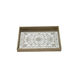 Floral Gold/Mirror Decorative Tray