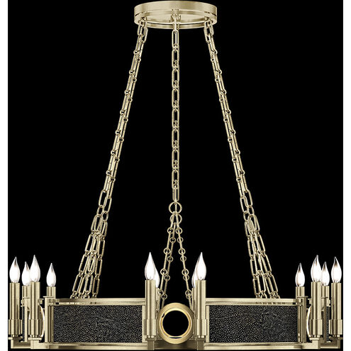 Mirage 12 Light 35.75 inch Gold Chandelier Ceiling Light