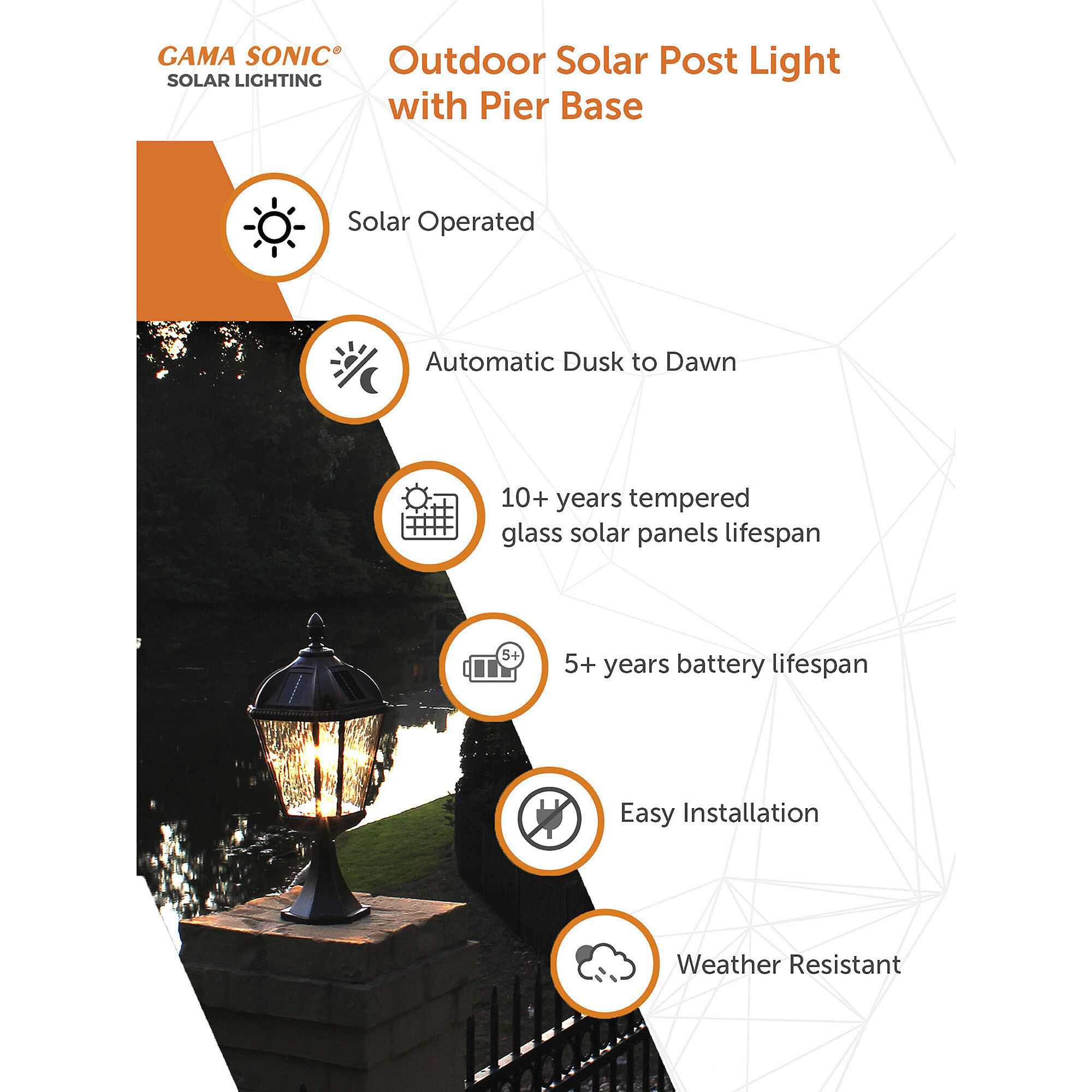Automatic outdoor light on sale