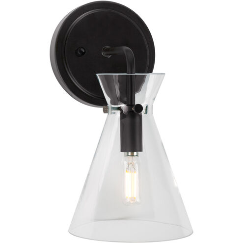 Beaker 1 Light 6 inch Black Wall Sconce Wall Light