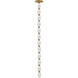 Sean Lavin Collier LED Natural Brass Pendant Ceiling Light, Integrated LED