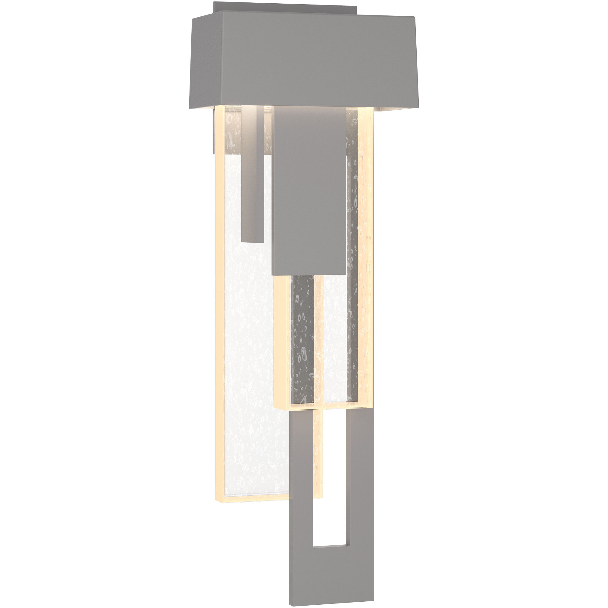 Rainfall LED 18.9 inch Coastal Burnished Steel Outdoor Sconce