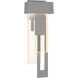 Rainfall LED 18.9 inch Coastal Burnished Steel Outdoor Sconce