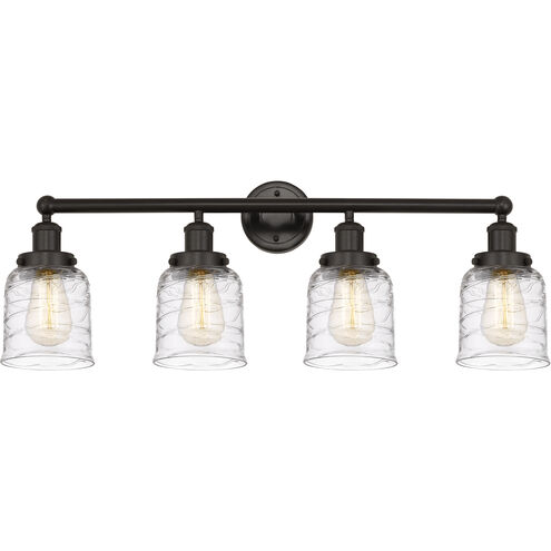 Bell 4 Light 33.5 inch Oil Rubbed Bronze Bath Vanity Light Wall Light
