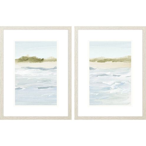 Waterside Collection Blue Framed Art