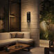 Loome LED 16 inch Black Outdoor Wall Light, dweLED