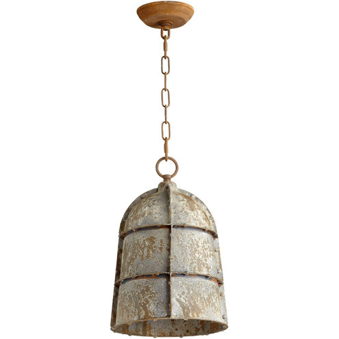 Rusto 1 Light 10 inch Rustic Pendant Ceiling Light, Large