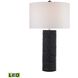 Punk 29.8 inch 9.5 watt Black Table Lamp Portable Light in LED, 3-Way