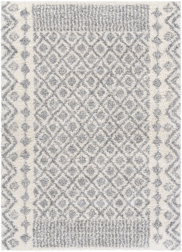 Deluxe Shag 36 X 24 inch Black Rug in 2 x 3, Rectangle