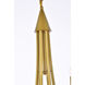 Cohen 6 Light 36 inch Brass Chandelier Ceiling Light