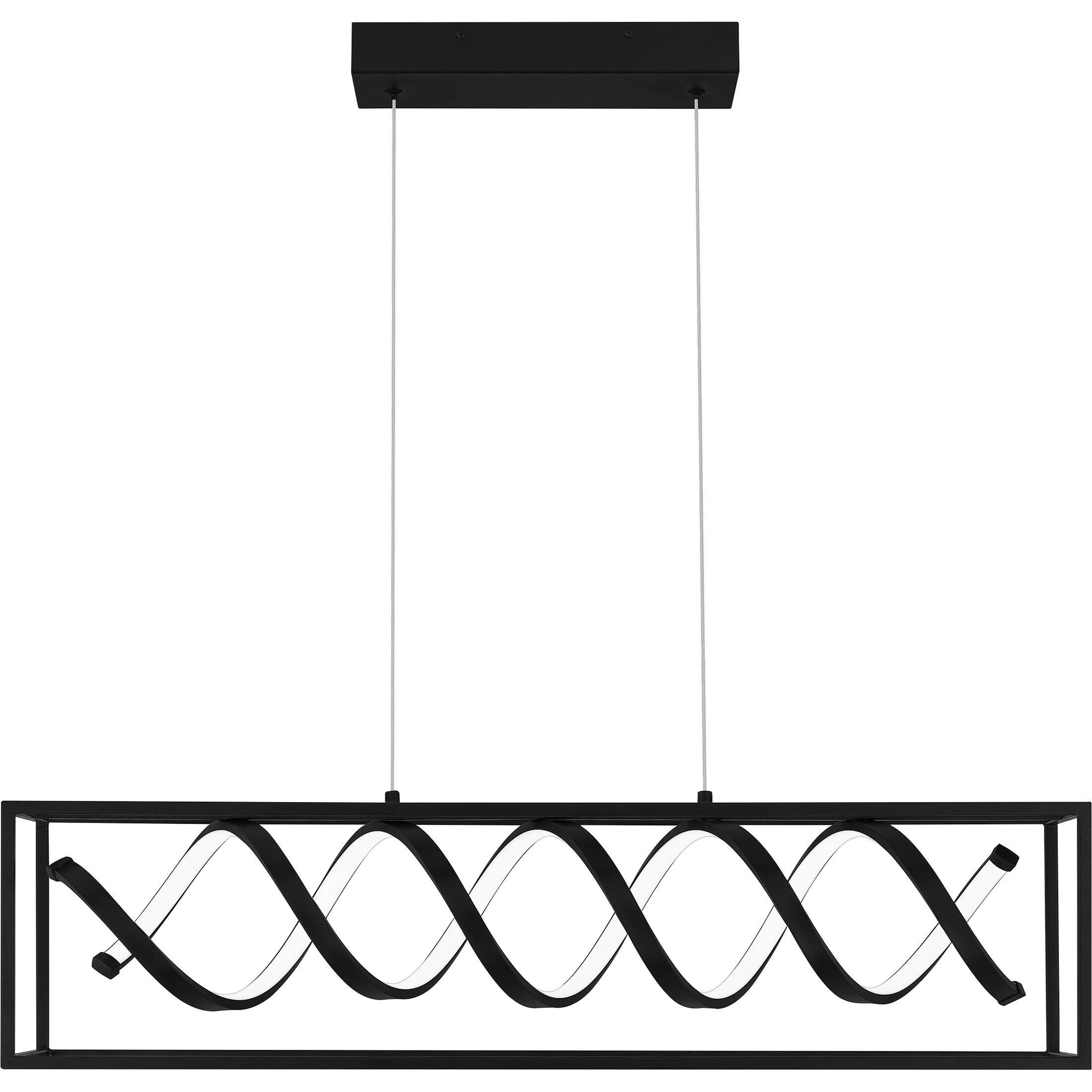 Amaranth LED 32 inch Matte Black Island Light Ceiling Light