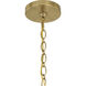 Wilkes 9 Light 36 inch Warm Brass Chandelier Ceiling Light