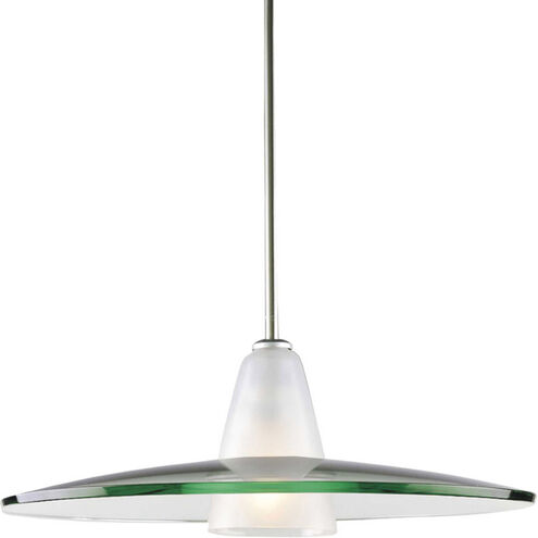 Glass Pendants 1 Light Brushed Nickel Pendant Ceiling Light