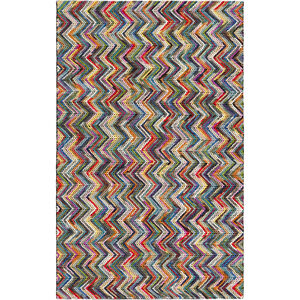 Jellybean 120 X 96 inch Blue and Green Area Rug, Wool