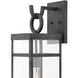 Estate Series Porter LED 25 inch Aged Zinc Outdoor Wall Mount Lantern, Large