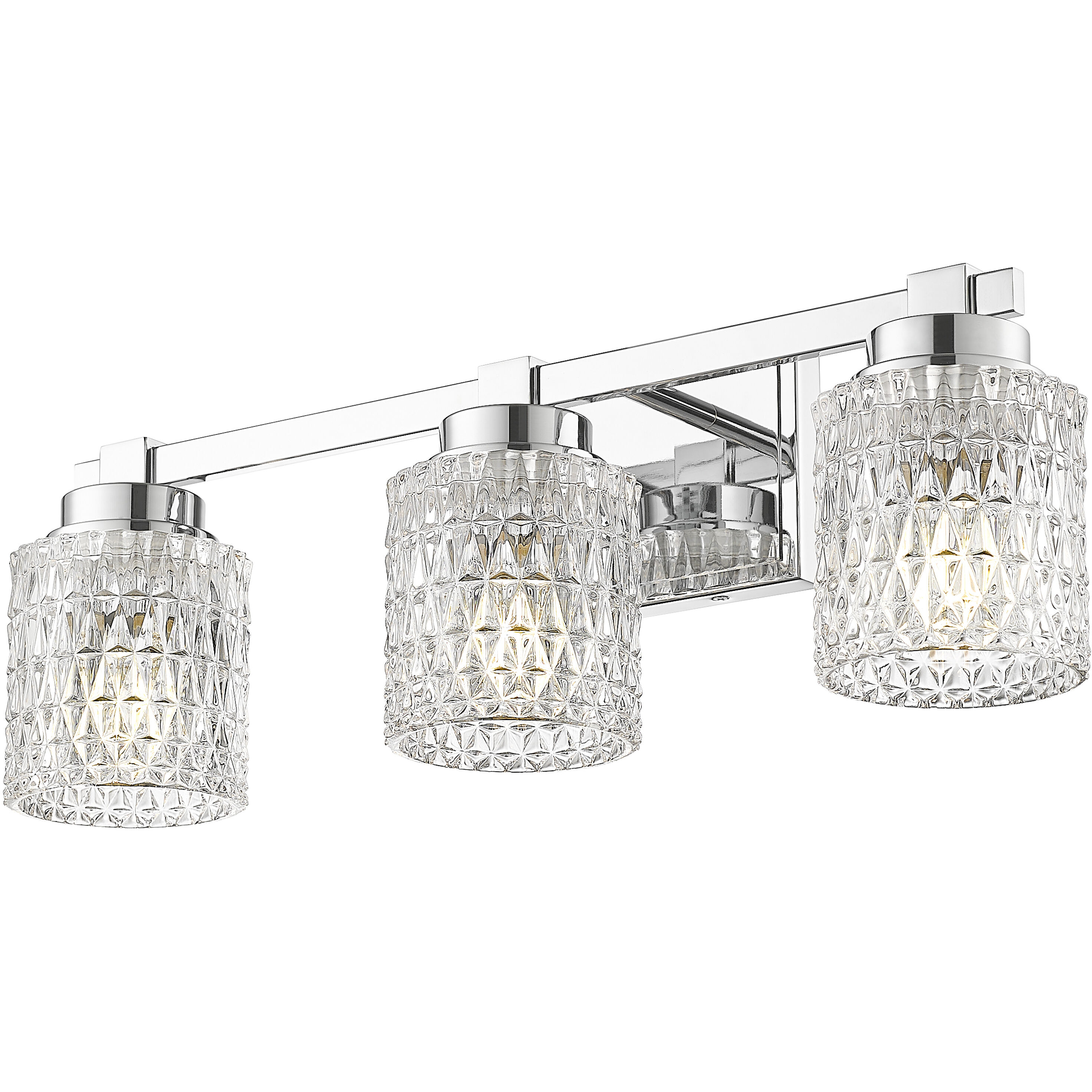 Jacqueline Vanity Wall Light in Chrome